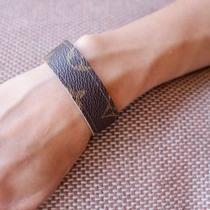 Ucycled LV bracelet